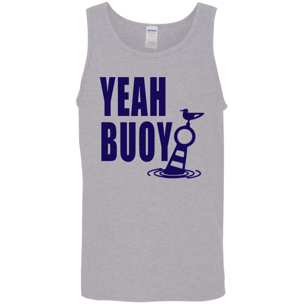 ***2 SIDED***  HRCL FL - Navy Yeah Buoy 2 Sided G520 Cotton Tank Top 5.3 oz. ***2 SIDED***  HRCL FL - Navy Yeah Buoy 2 Sided G520 Cotton Tank Top 5.3 oz.
