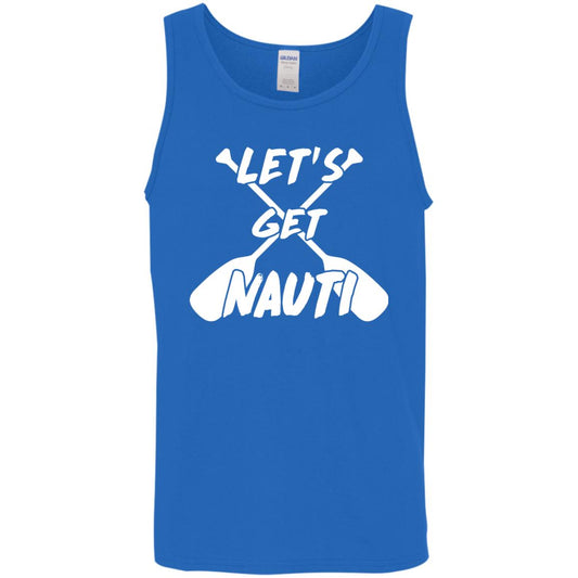 ***2 SIDED***  HRCL FL - Lets Get Nauti - 2 Sided G520 Cotton Tank Top 5.3 oz.