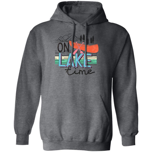 ***2 SIDED***  On Lake Time HRCL LL 2 Sided G185 Pullover Hoodie