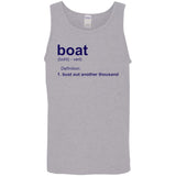 ***2 SIDED***  HRCL FL - Navy Boat.... Bust Out Another Thousand - 2 Sided G520 Cotton Tank Top 5.3 oz. ***2 SIDED***  HRCL FL - Navy Boat.... Bust Out Another Thousand - 2 Sided G520 Cotton Tank Top 5.3 oz.