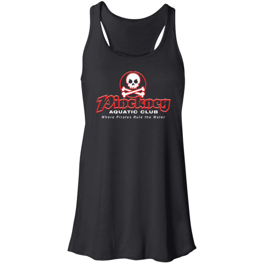 Pinckney Aquatic Club- R & W, B8800 Flowy Racerback Tank
