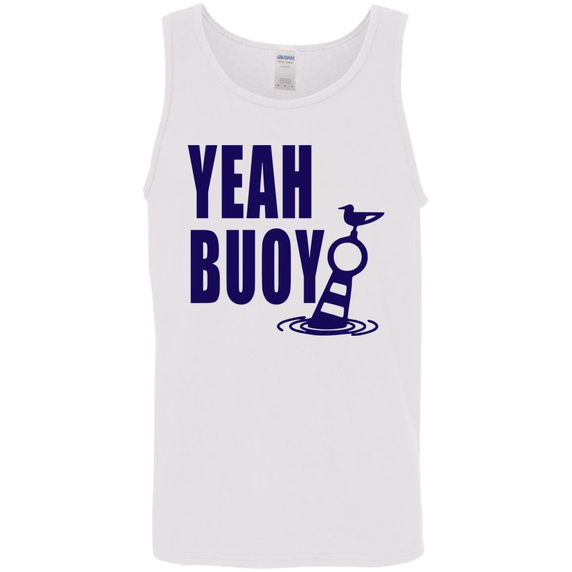 ***2 SIDED***  HRCL FL - Navy Yeah Buoy 2 Sided G520 Cotton Tank Top 5.3 oz. ***2 SIDED***  HRCL FL - Navy Yeah Buoy 2 Sided G520 Cotton Tank Top 5.3 oz.