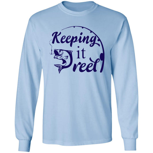 ***2 SIDED***  HRCL FL - Keeping it Reel - 2 Sided G540 LS T-Shirt 5.3 oz.