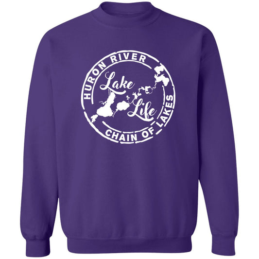 HRCL Lake Life Logo G180 Crewneck Pullover Sweatshirt