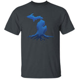 Michigan Roots Blue G500B Youth 5.3 oz 100% Cotton T-Shirt Michigan Roots Blue G500B Youth 5.3 oz 100% Cotton T-Shirt