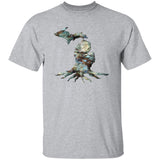 Michigan Roots Stones G500B Youth 5.3 oz 100% Cotton T-Shirt Michigan Roots Stones G500B Youth 5.3 oz 100% Cotton T-Shirt