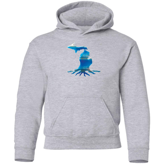 Michigan Roots Sky G185B Youth Pullover Hoodie