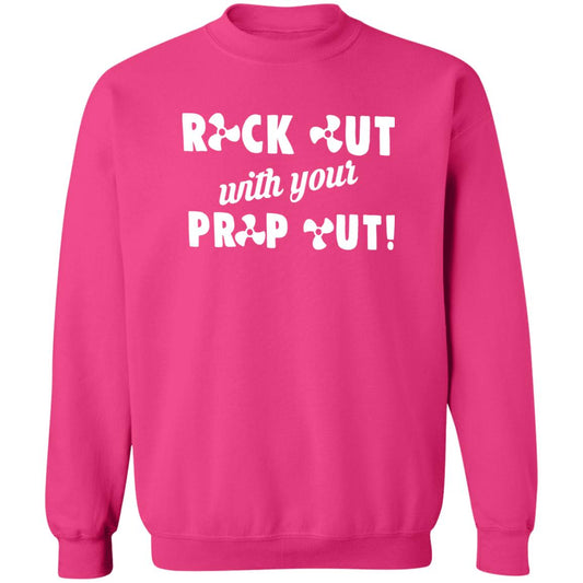 ***2 SIDED***  HRCL FL - Rock Out with your Prop Out - 2 Sided G180 Crewneck Pullover Sweatshirt