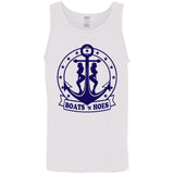 ***2 SIDED***  HRCL FL - Navy Boats N Hoes - 2 Sided G520 Cotton Tank Top 5.3 oz. ***2 SIDED***  HRCL FL - Navy Boats N Hoes - 2 Sided G520 Cotton Tank Top 5.3 oz.