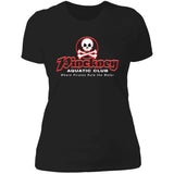 Pinckney Aquatic Club- R & W, NL3900 Ladies' Boyfriend T-Shirt Pinckney Aquatic Club- R & W, NL3900 Ladies' Boyfriend T-Shirt