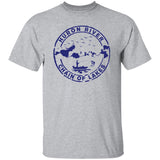HRCL Fishing Logo Navy - G500 5.3 oz. T-Shirt HRCL Fishing Logo Navy - G500 5.3 oz. T-Shirt