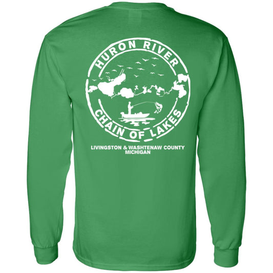 ***2 SIDED***  HRCL FL - Keeping it Reel - 2 Sided G540 LS T-Shirt 5.3 oz.