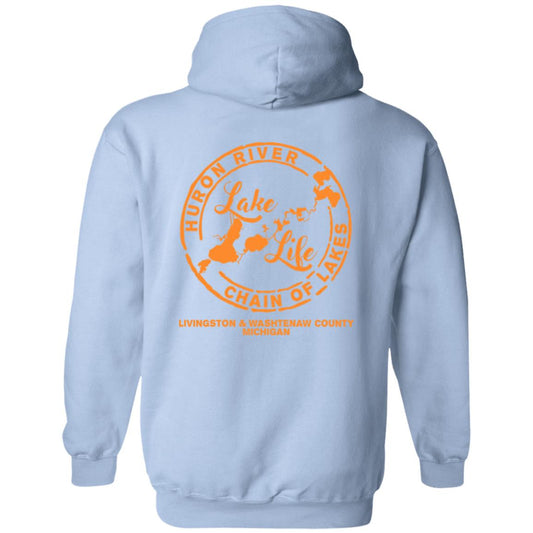 ***2 SIDED***  Life is Better at the Lake HRCL LL 2 Sided G185 Pullover Hoodie