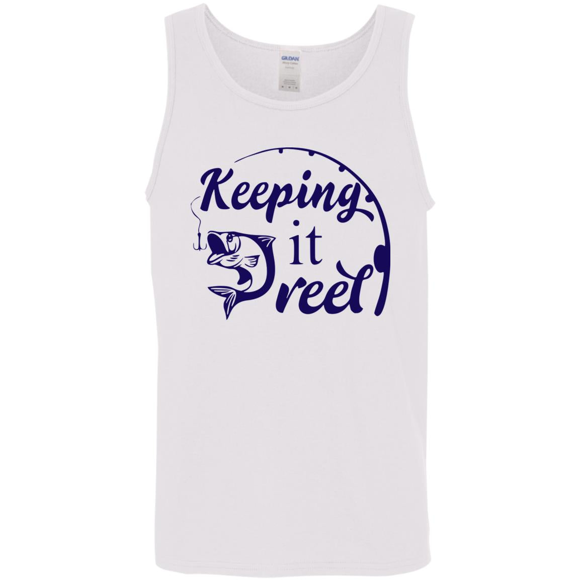***2 SIDED***  HRCL FL - Keeping it Reel - 2 Sided G520 Cotton Tank Top 5.3 oz. ***2 SIDED***  HRCL FL - Keeping it Reel - 2 Sided G520 Cotton Tank Top 5.3 oz.