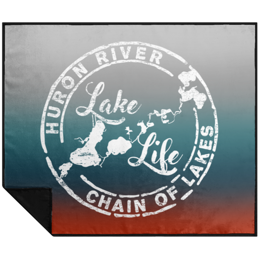 Water Resistant Blanket - HRCL Lake Life Logo
