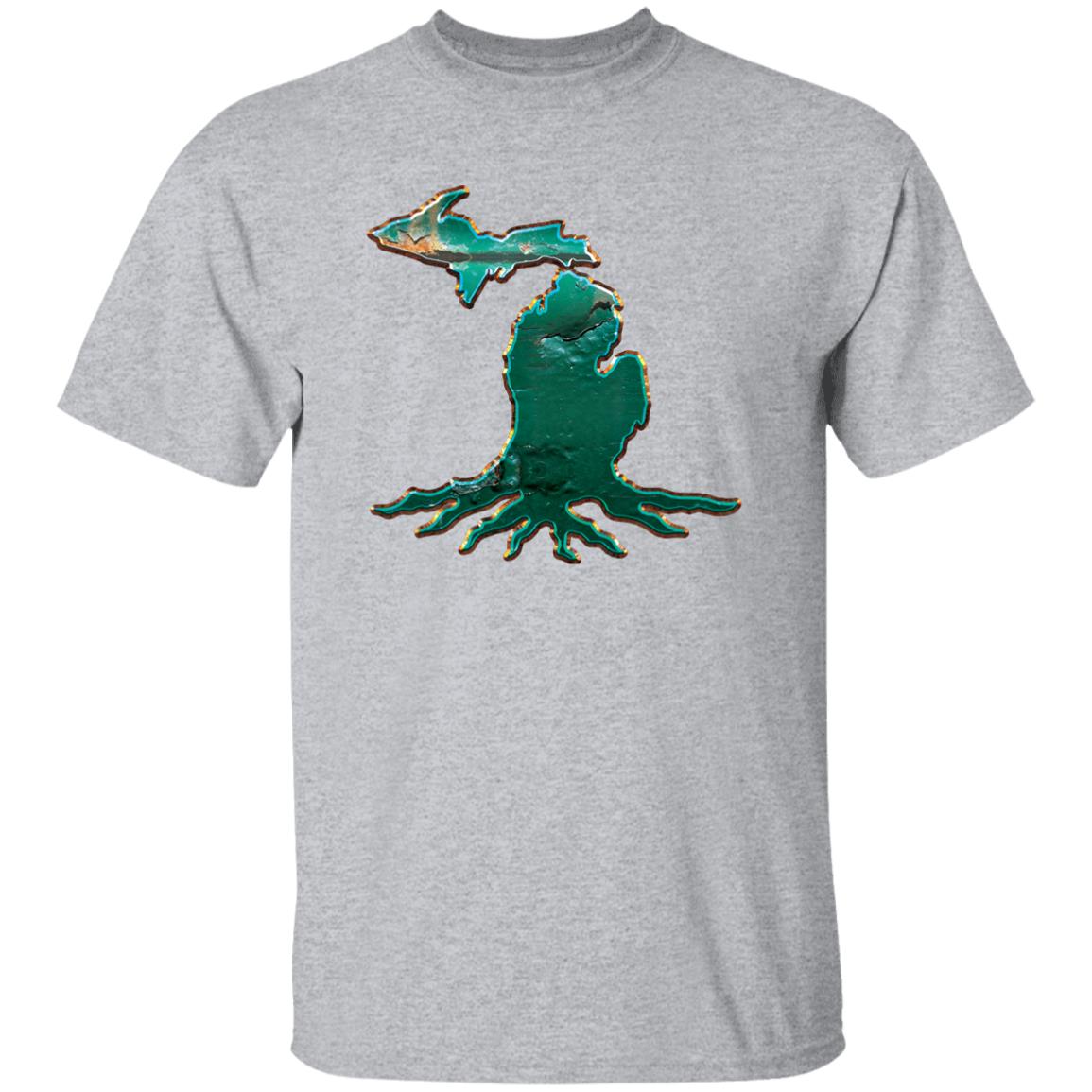 Michigan Roots Green G500B Youth 5.3 oz 100% Cotton T-Shirt Michigan Roots Green G500B Youth 5.3 oz 100% Cotton T-Shirt