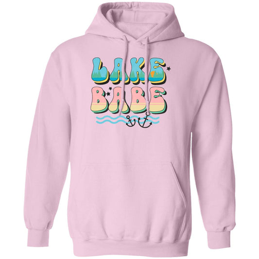 ***2 SIDED***  Lake Babe HRCL LL 2 Sided G185 Pullover Hoodie