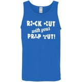 ***2 SIDED***  HRCL FL - Rock Out with your Prop Out - 2 Sided G520 Cotton Tank Top 5.3 oz. ***2 SIDED***  HRCL FL - Rock Out with your Prop Out - 2 Sided G520 Cotton Tank Top 5.3 oz.