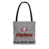 Custom Pinckney Aquatic Club- B, R & W, Tote Bag Custom Pinckney Aquatic Club- B, R & W, Tote Bag