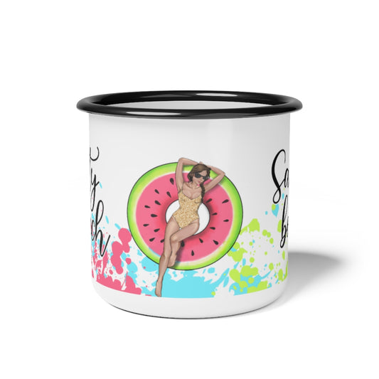 Salty Beach Camp Mug