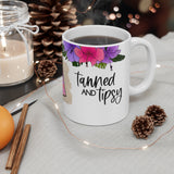 Tanned and Tipsy 11oz Mug Tanned and Tipsy 11oz Mug