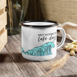 Boat Waves Sunrays Camp Mug Boat Waves Sunrays Camp Mug