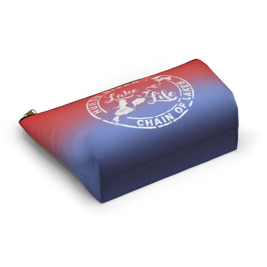 ***2 SIDED***  Accessory Pouch (T-bottom) - Huron River Chain of Lakes - HRCL LL