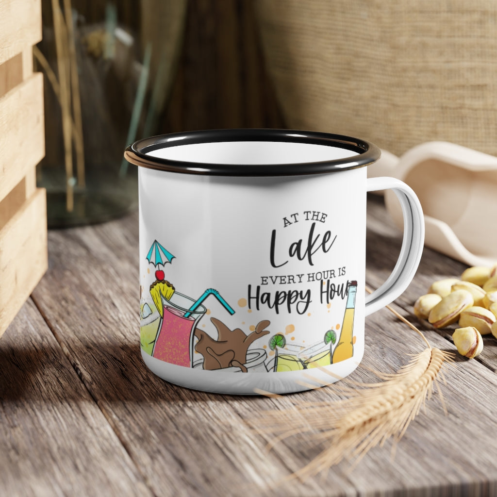 Every Hour Is Happy Hour Camp Mug Every Hour Is Happy Hour Camp Mug