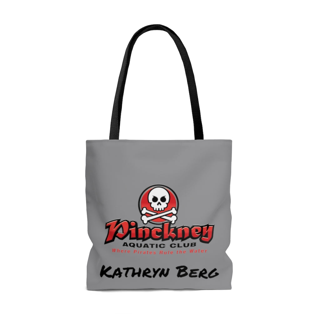 Custom Pinckney Aquatic Club- B, R & W, Tote Bag Custom Pinckney Aquatic Club- B, R & W, Tote Bag