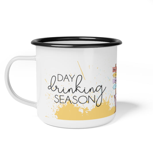 Day Drinking Season Camp Mug
