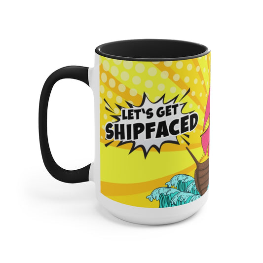 Ship Faced Pop Art 15oz Mug