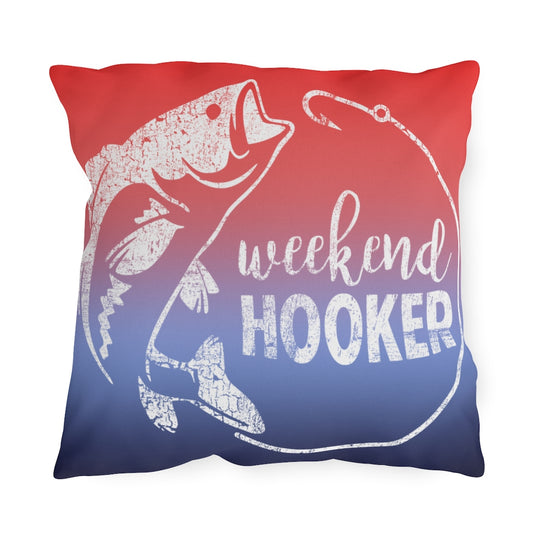 ***2 SIDED***  Outdoor Pillows - Weekend Hooker - HRCL LL