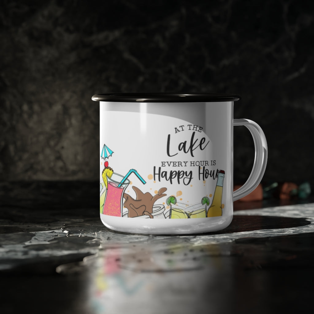 Every Hour Is Happy Hour Camp Mug Every Hour Is Happy Hour Camp Mug