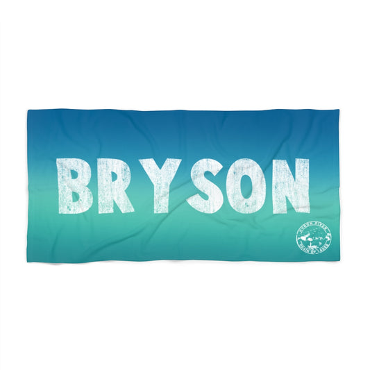 Personalized Beach Towel - Large Name Reg - HRCL FL