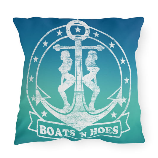 ***2 SIDED***  Outdoor Pillows - Boats N' Hoes - HRCL LL