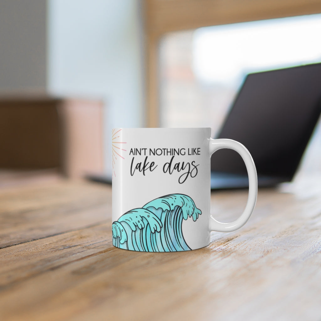 Boat Waves Sunrays 11oz Mug Boat Waves Sunrays 11oz Mug