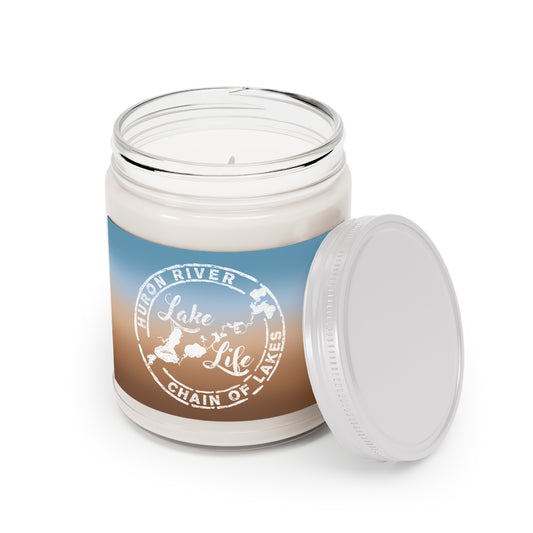 Scented Candles, 9oz - HRCL Lake Life Logo