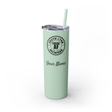 South Lyon Local AF Skinny Steel Tumbler with Straw - 20oz