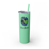 Skinny Steel Tumbler with Straw - 20oz - Big Lake Glass Pipe
