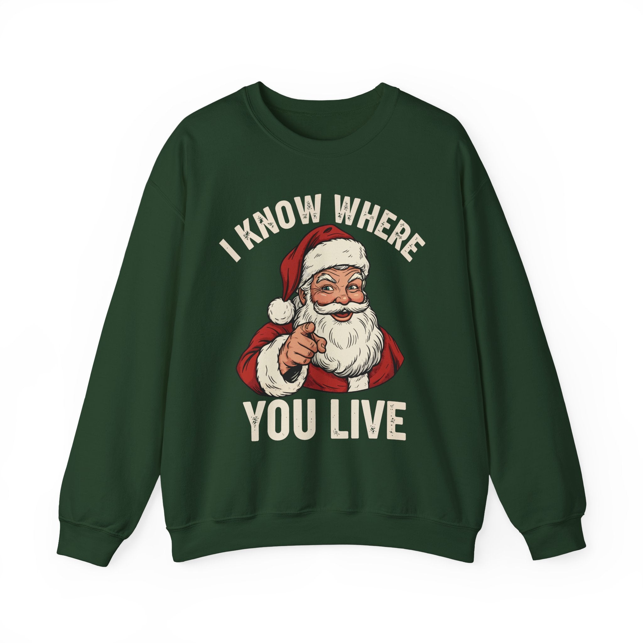 I Know Where You Live Crewneck Sweatshirt - Unisex