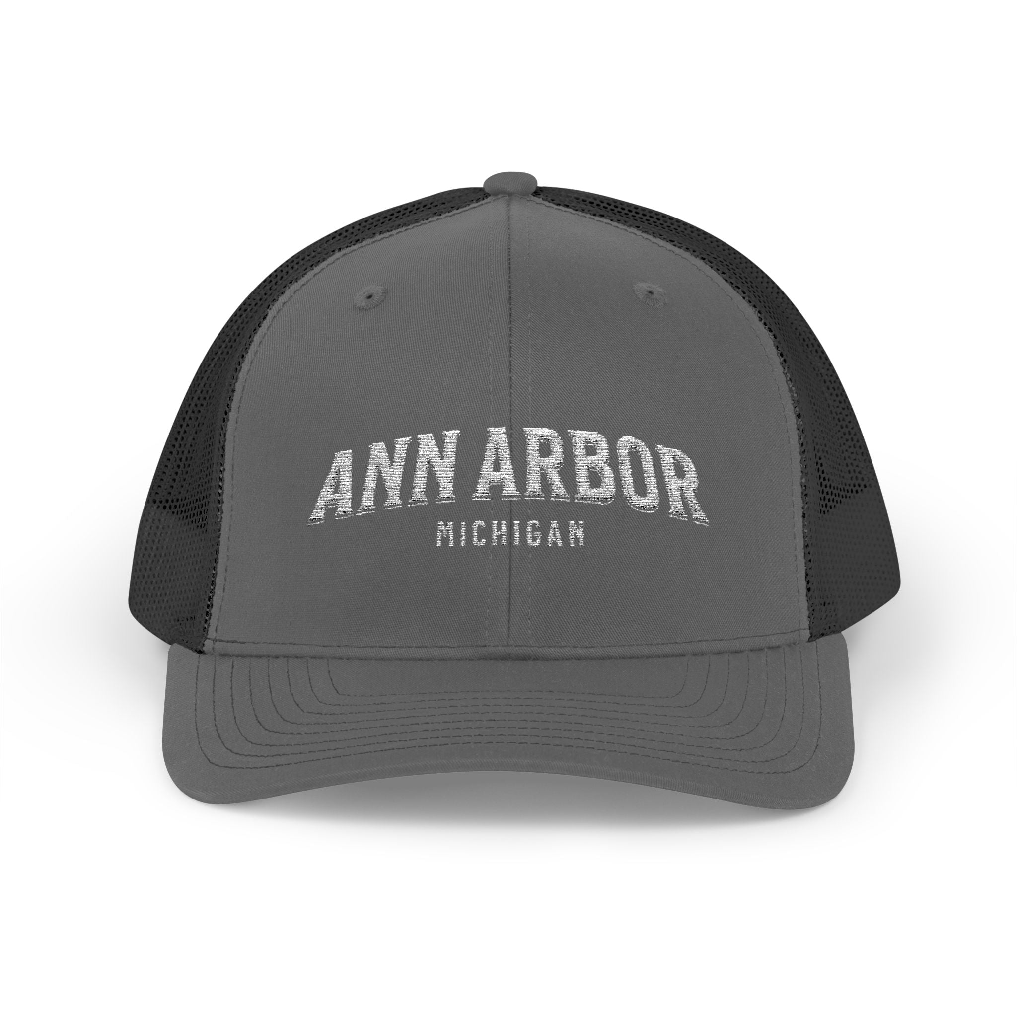 Ann Arbor Michigan Snapback Trucker Cap