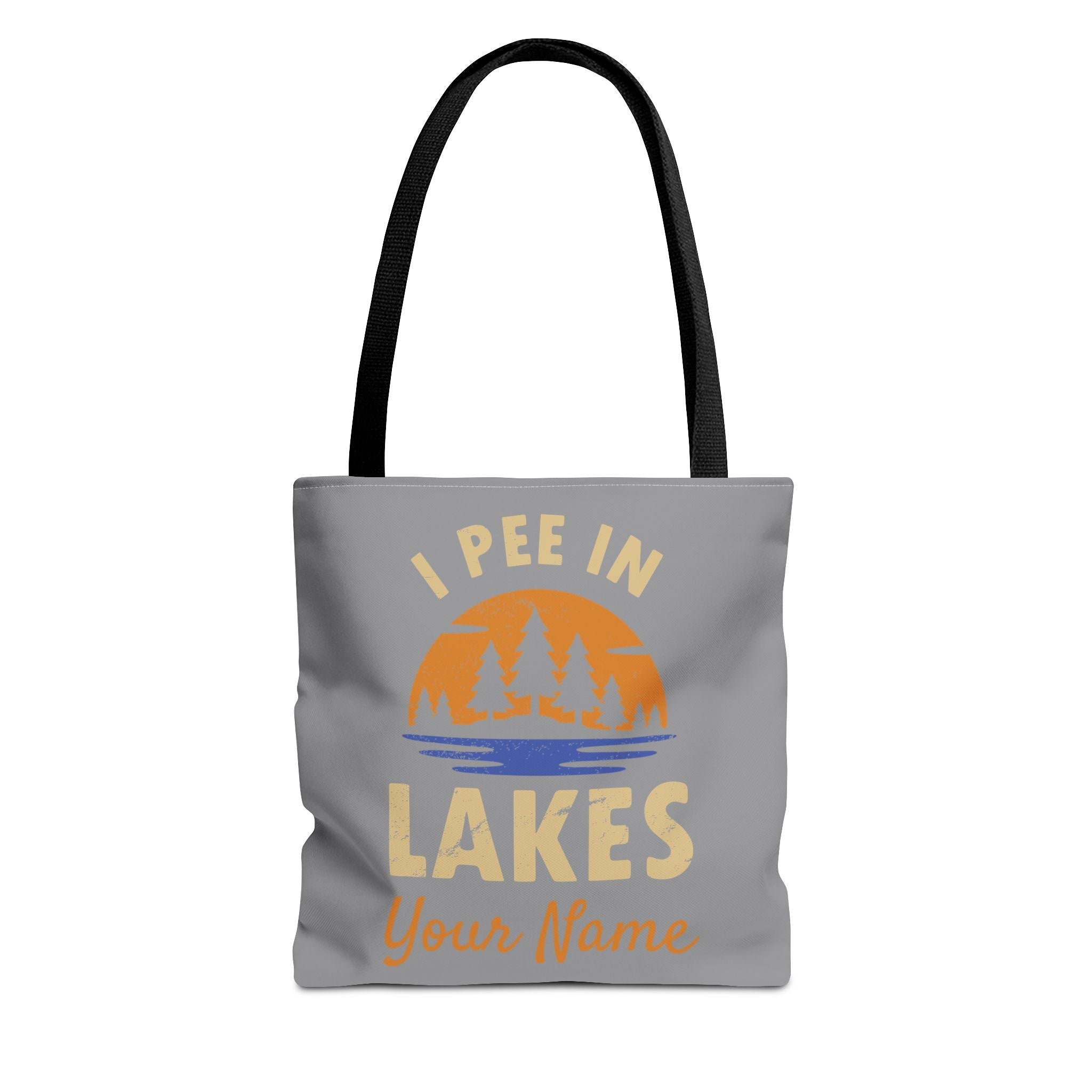 Tote Bag - I Pee In Lakes Retro Sun