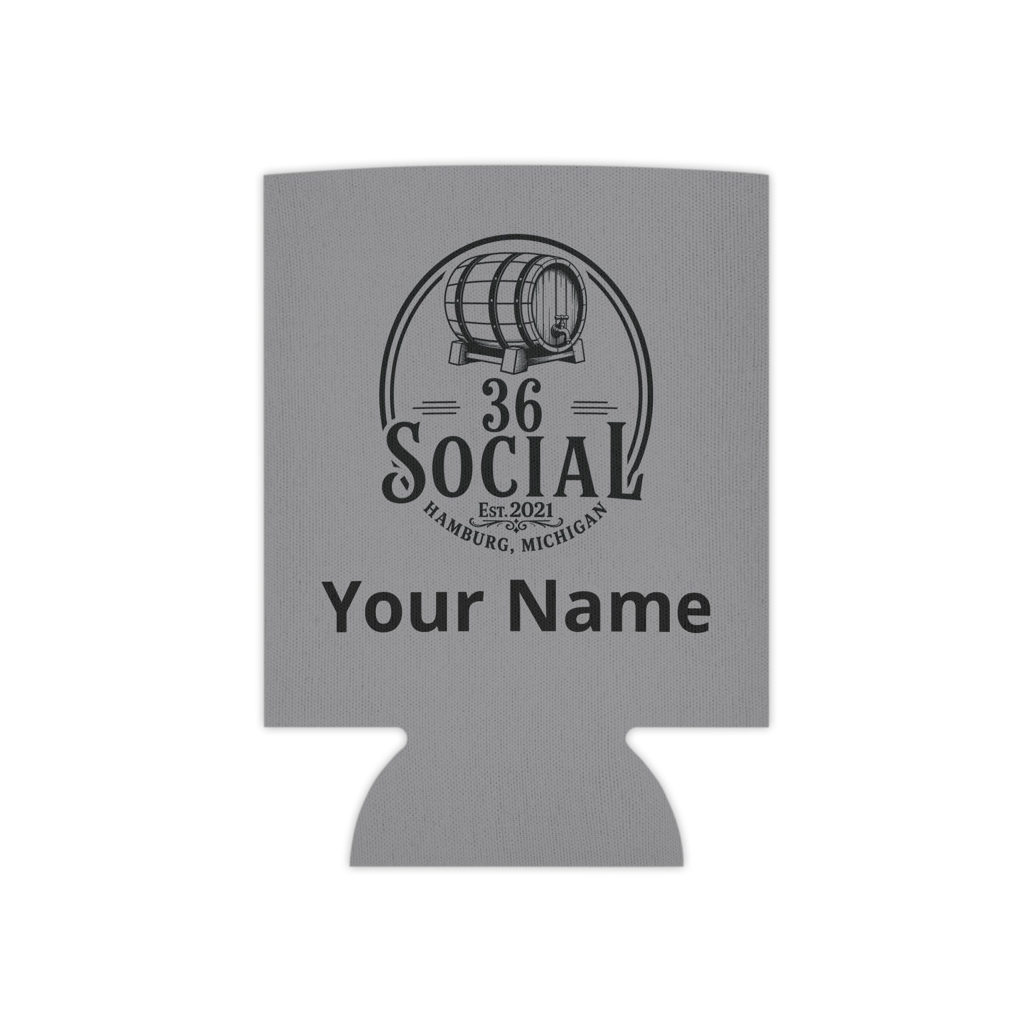 36 Social Logo 2 SL Can Cooler - Regular - Gray (Satisfy)