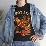 I Got Lit And A Split Basic T-Shirt - Unisex