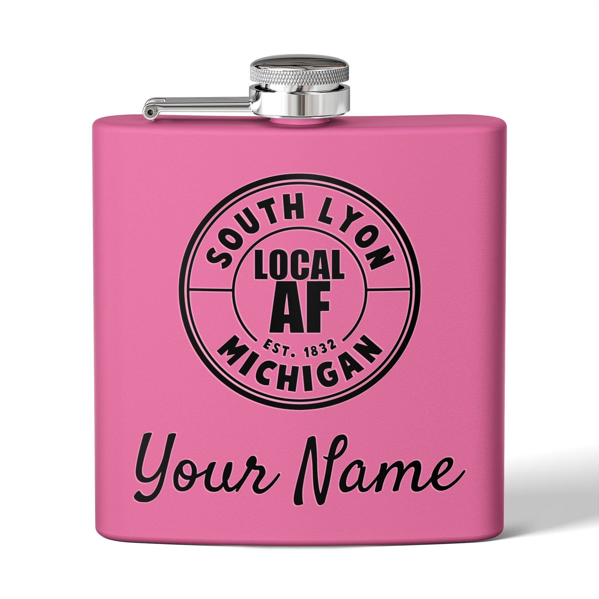 South Lyon Local AF Flask - 6oz