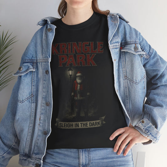 Kringle Park Sleigh in the Dark Firefly Basic T-Shirt - Unisex