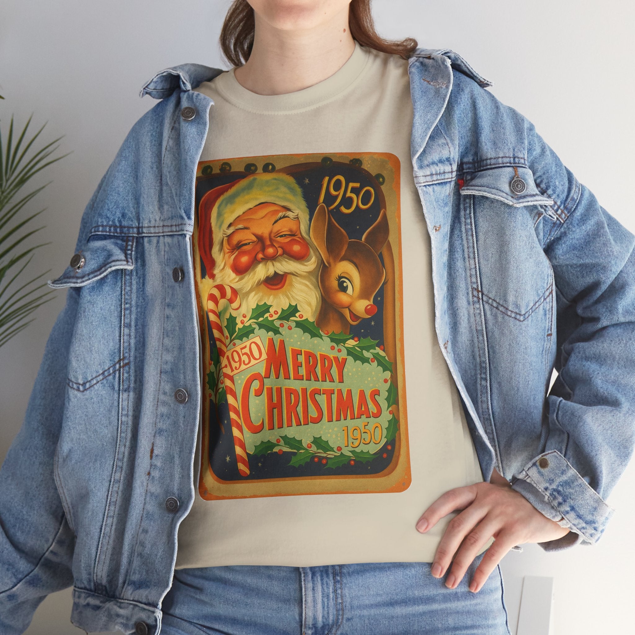 Merry Christmas 1950 Basic T-Shirt - Unisex