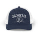Navy / White