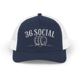 Snapback Trucker Cap - Embroidered - 36 Social