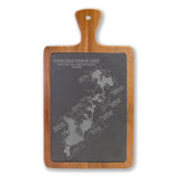 HRCL Engraved Slate Charcuterie Board with Handle